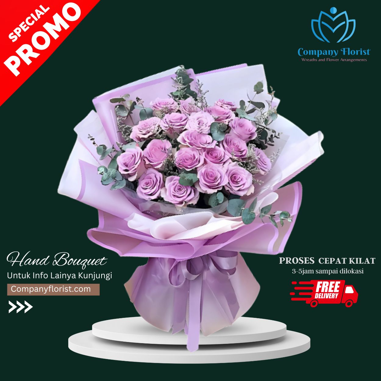 Hand Bouquet Custom Budget – Company Florist